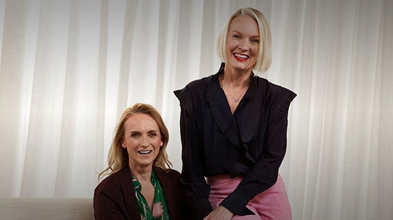 Trish Halpin and Lorraine Candy